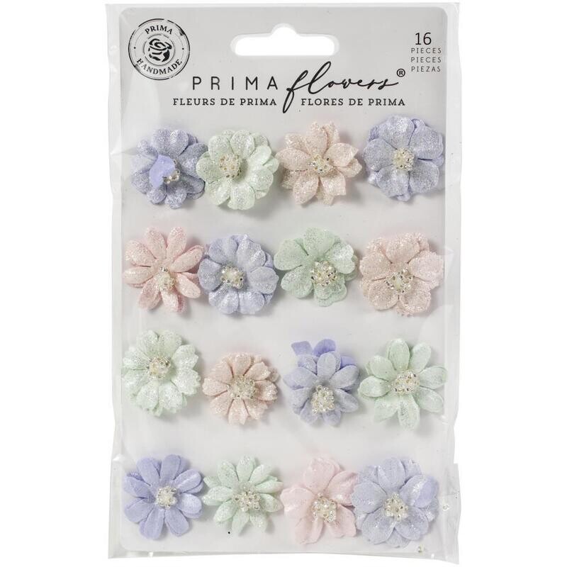 Prima Marketing - Mulberry Paper Flowers - Pretty Tints - Watercolour Floral