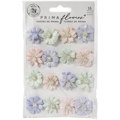 Prima Marketing - Mulberry Paper Flowers - Pretty Tints - Watercolour Floral