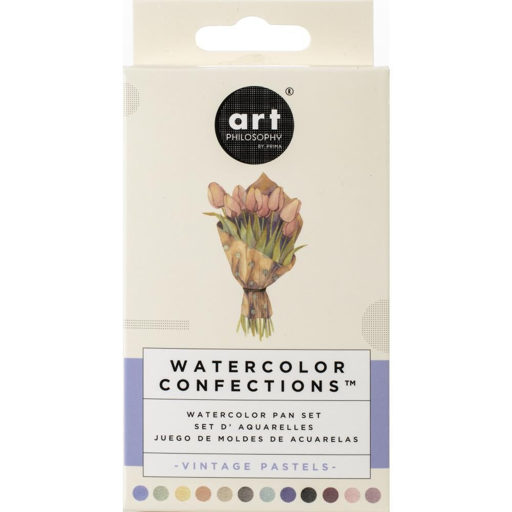 Prima Watercolour Confections - Vintage Pastel