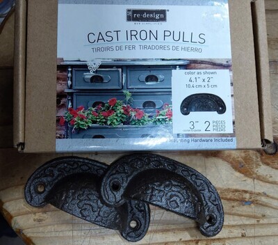 Prima Marketing - Re-Design - Cast Iron Pull - 2 pcs - Vesta Regal