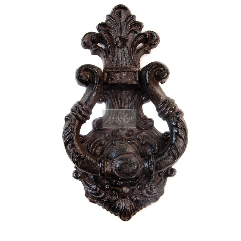Prima Marketing - Re-Design - Cast Iron Door Knocker - Regal Crown Vintage Knocker