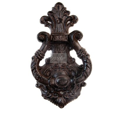 Prima Marketing - Re-Design - Cast Iron Door Knocker - Regal Crown Vintage Knocker