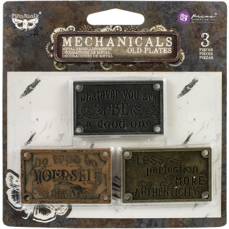 Prima Marketing - Finnabair Mechanicals - Metalware - Old Plates I