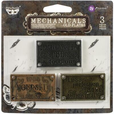 Prima Marketing - Finnabair Mechanicals - Metalware - Old Plates I