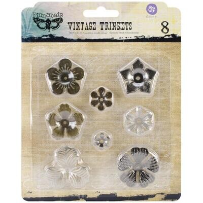 Prima Marketing - Finnabair Mechanicals - Metalware - Vintage Trinkets - Flowers