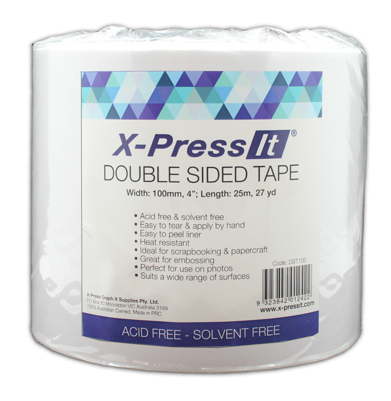 X-Press It - 100mm Double sided Tape - length 25m
