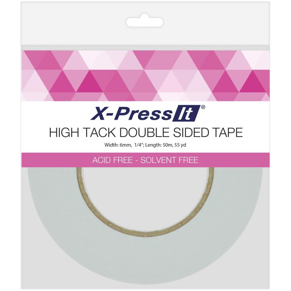 X-Press It  - 6mm High Tack Double-sided Tape - Length 50mm