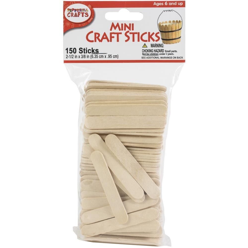 Mini Craft Sticks - 150 sticks