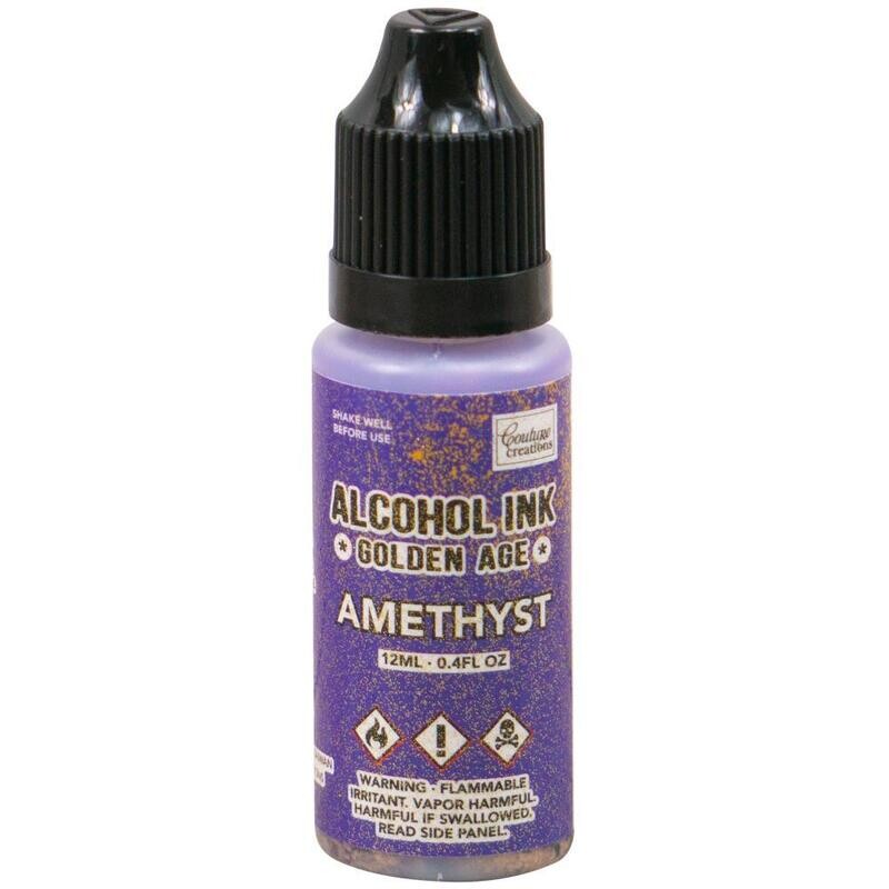 Couture Creations - Golden Age Alcohol Ink -  Amethyst