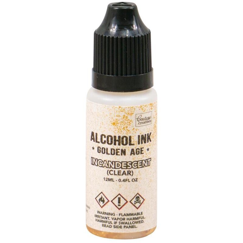 Couture Creations - Golden Age Alcohol Ink -  Incandescent (Clear)