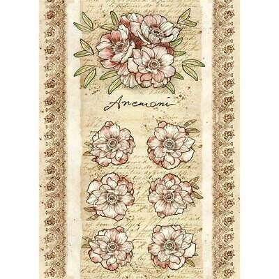 Stamperia - A4 Rice Paper Sheet - Roses