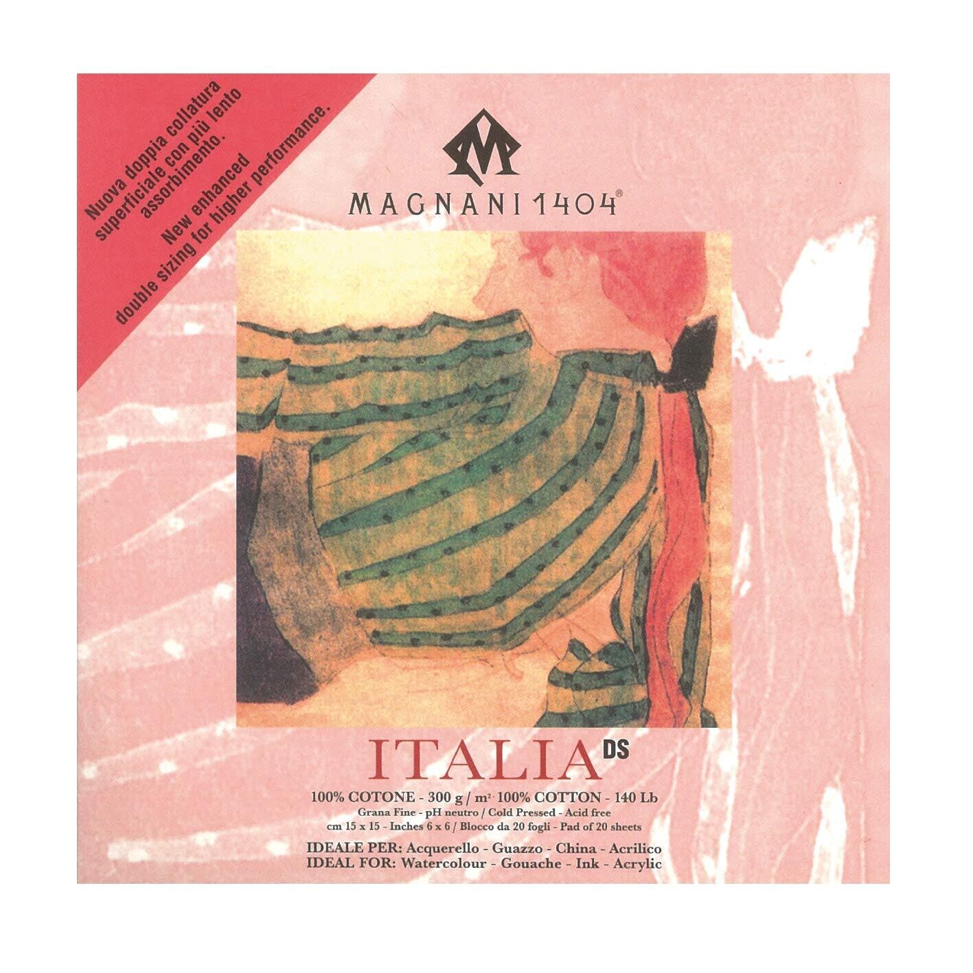 Magnani - Italia (Cold Press) - Double sized Pad - 20x20cm - 20 Sheets