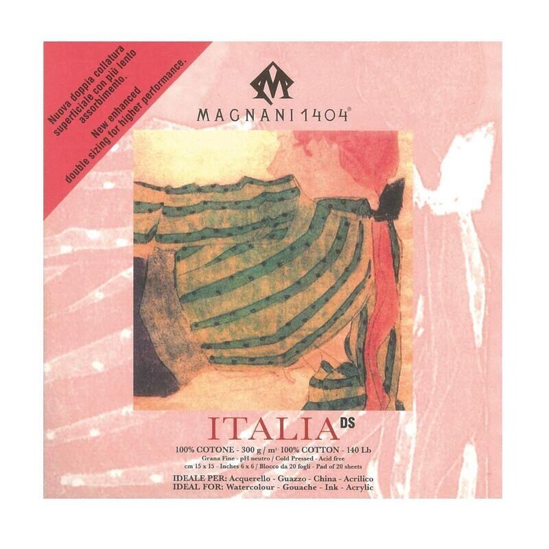 Magnani - Italia (Cold Press) - Double sized Pad - 20x20cm - 20 Sheets
