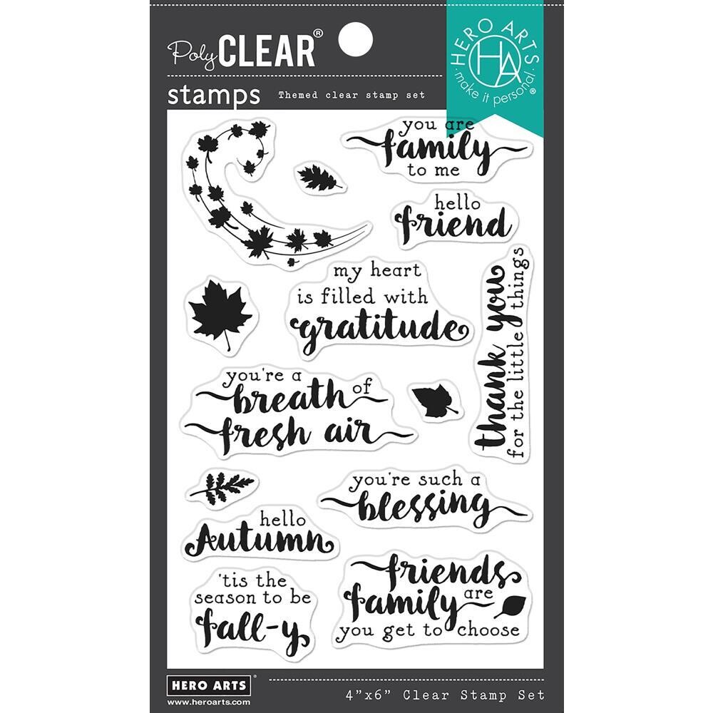 Hero Arts Clear Stamps - Hello Autumn