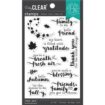 Hero Arts Clear Stamps - Hello Autumn