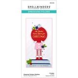 Spellbinders - Slimline embossing Folder - Diagonal Stripes