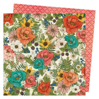 Vicki Boutin - 12&quot;X12&quot; Double-sided Paper Sheet - Fernwood - Flora and Fauna