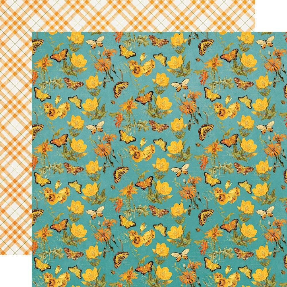 Simple Stories  - 12&quot;X12&quot; Double-sided Paper Sheet - Country Harvest- Autumn Glory