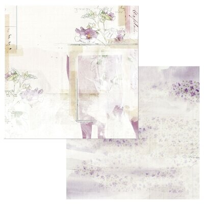 49 and Market - Lilac - Ingenue - 12&quot;X12&quot; Double-sided Paper Sheet