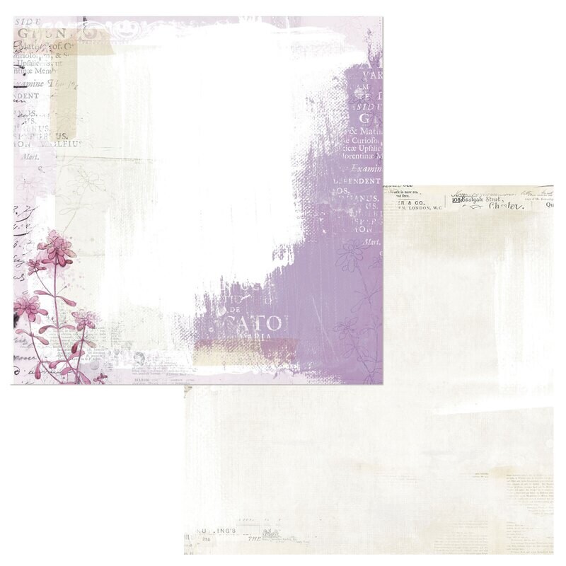 49 and Market - Lilac - Mystique - 12&quot;X12&quot; Double-sided Paper Sheet