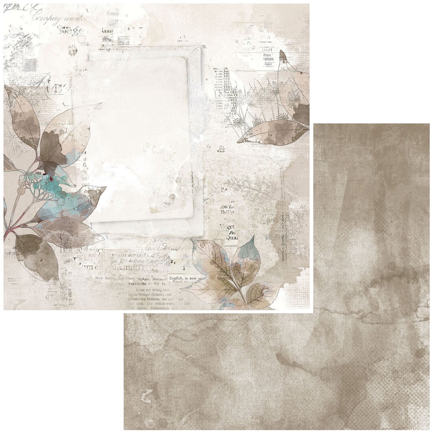 49 and Market - Essentials - Virtue - 12&quot;X12&quot; Double-sided Paper Sheet