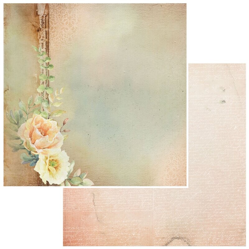49 and Market - Irrevocable Beauty - Petrarch - 12&quot;X12&quot; Double-sided Paper Sheet