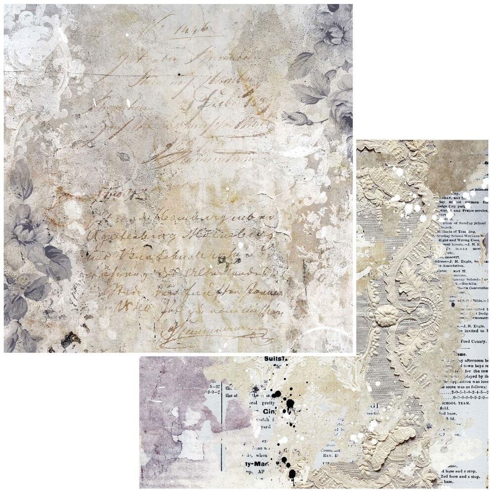 49 and Market - Remnants - Forgotten - 12&quot;X12&quot; Double-sided Paper Sheet