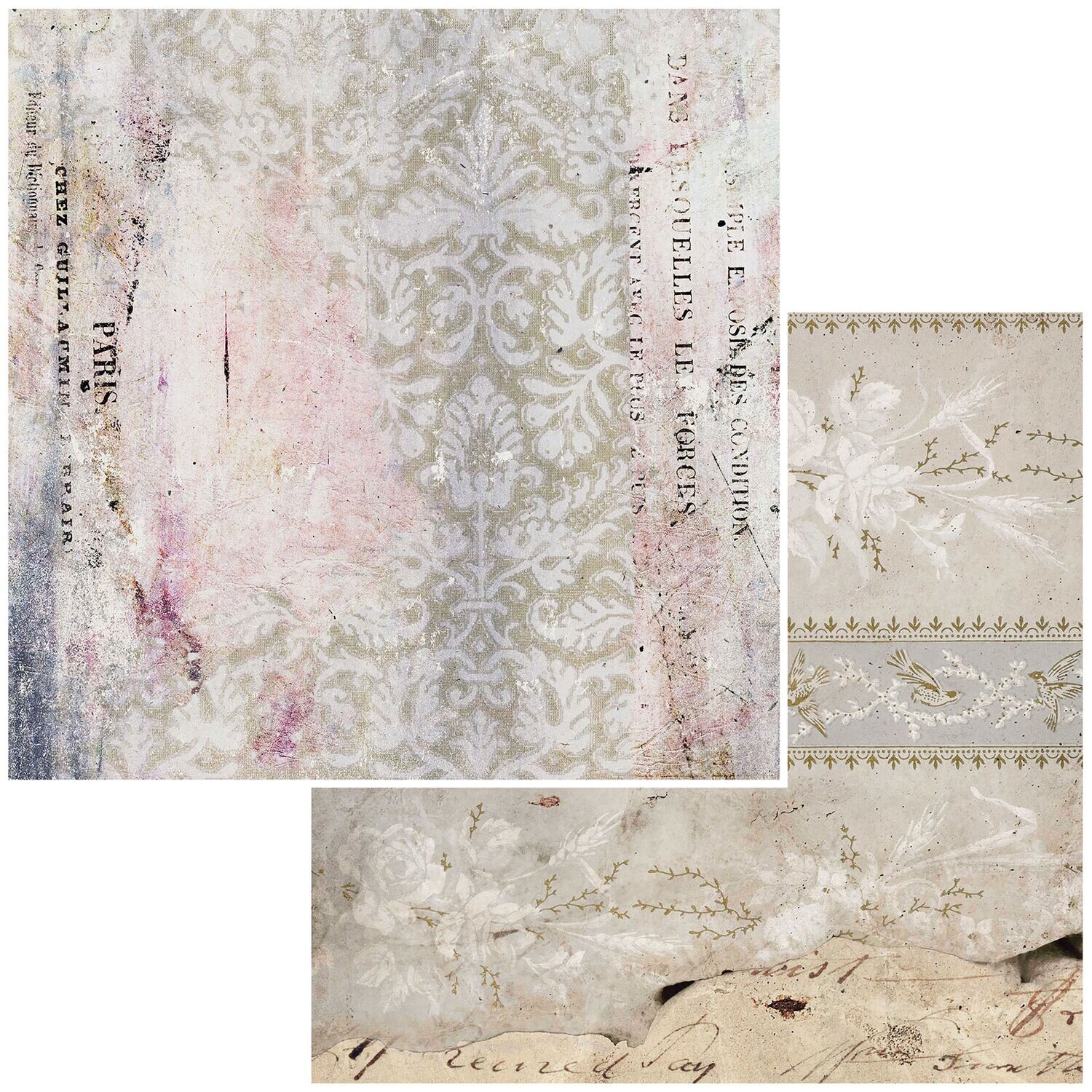 49 and Market - Remnants - Tapestry - 12&quot;X12&quot; Double-sided Paper Sheet