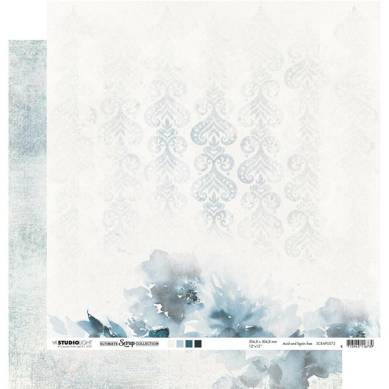 Studio Light - Ultimate Scrap Collection  - Double-sided Paper Sheet - 12&quot;X12&quot; - NR. 72