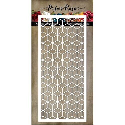 Paper Rose Metal cutting die - Slimline Card - Creator 6 - Blocks