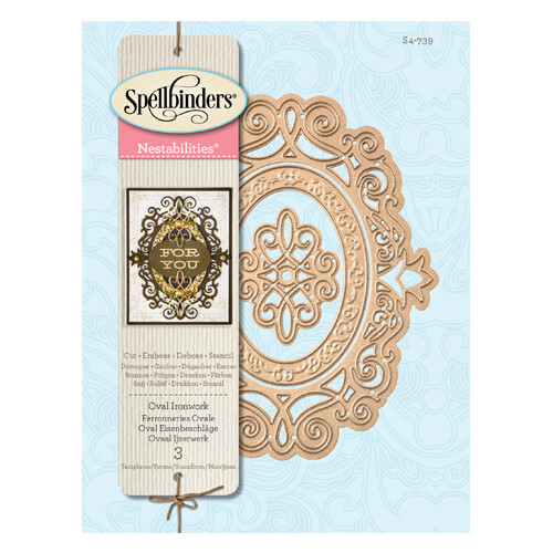 Spellbinders - Oval Ironwork