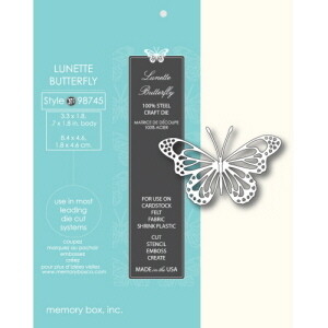 Memory Box Die  - Lunette Butterfly