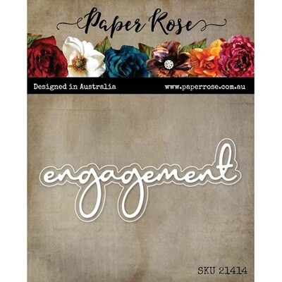 Paper Rose Die - Engagement Fine Layered Die
