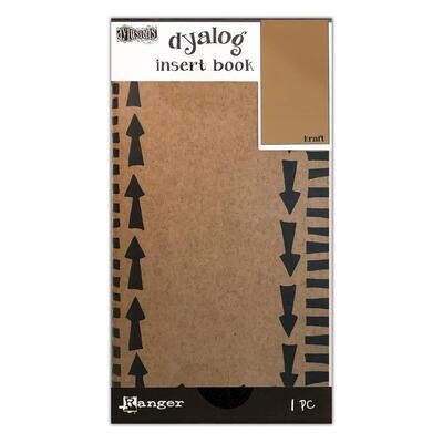 Dyan Reaveley&#39;s Dylusions Dyalog - Insert Book - Kraft