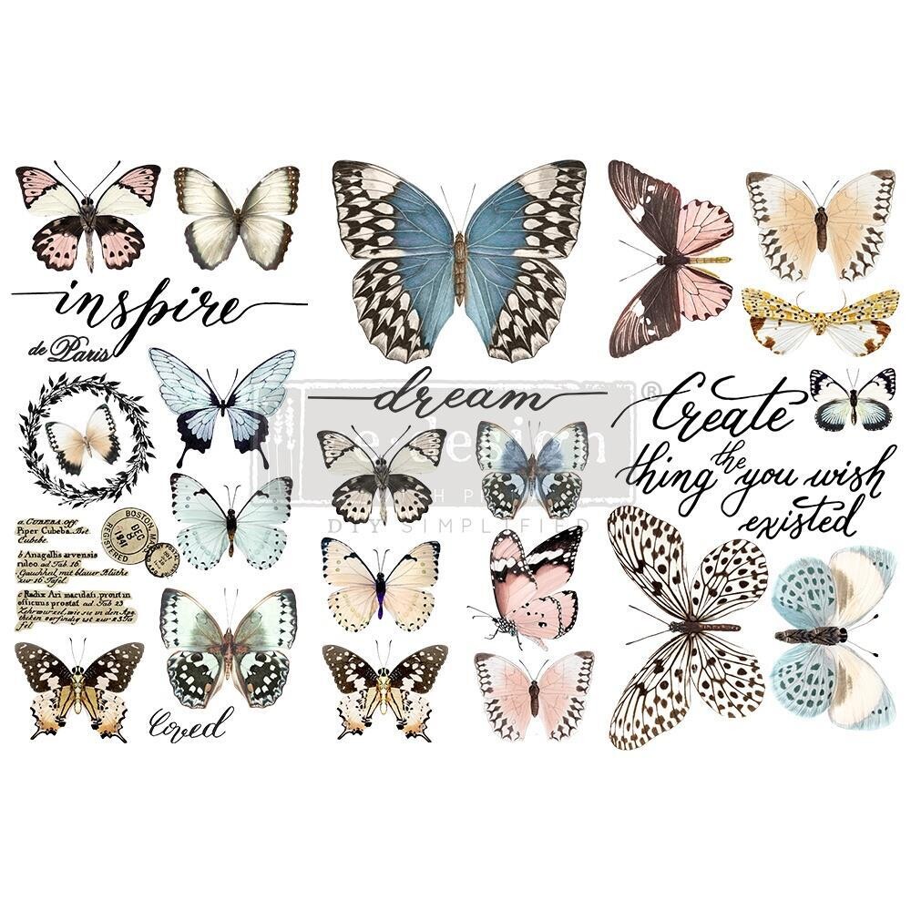 Prima Marketing - Re-Design Decor Transfer - Papillon Collection