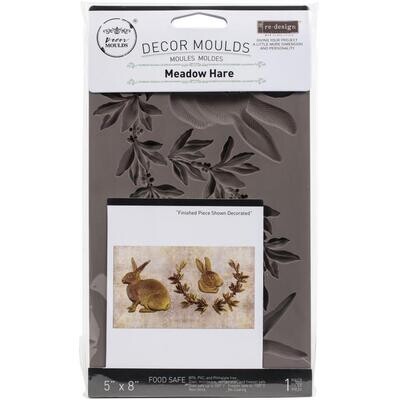 Prima Marketing - Re-Design Decor Mould - 5&quot;x8&quot; - Meadow Hare