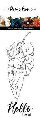 Paper Rose - Clear Stamp - Snugglepot and Cuddlepie - Hanging on