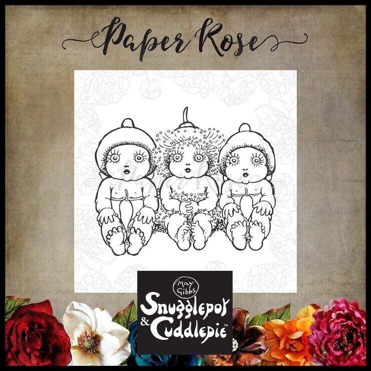 Paper Rose - Clear Stamp - Snugglepot and Cuddlepie