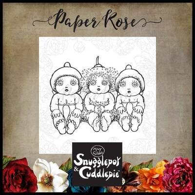 Paper Rose - Clear Stamp - Snugglepot and Cuddlepie