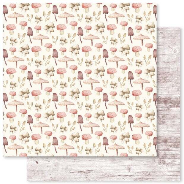 Paper Rose - Fairy Garden B - 12x12" Double-sided Paper Sheet