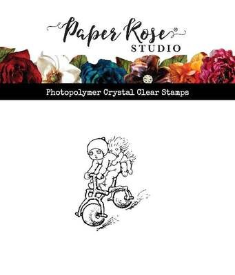 Paper Rose - Clear Stamp - Snugglepot and Cuddlepie - Bike