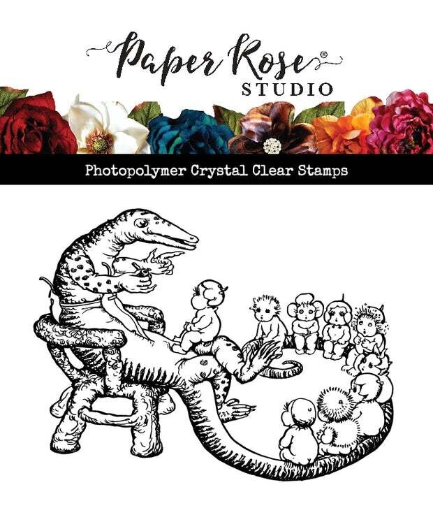 Paper Rose - Clear Stamp - May Gibbs - Mr. Lizard - Teaching