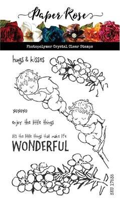 Paper Rose - Clear Stamp - Snugglepot and Cuddlepie - Little Things
