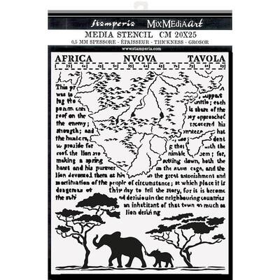 Stamperia - Stencils - Savana - Africa