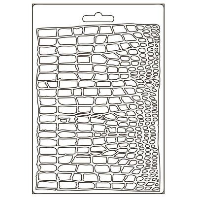 Stamperia - A5 Soft Mould - Savana - Crocodile Pattern
