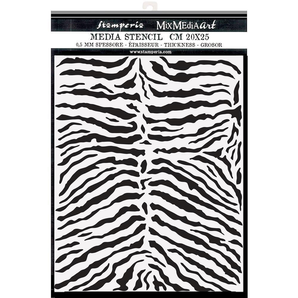 Stamperia - Stencils - Savana - Zebra Pattern