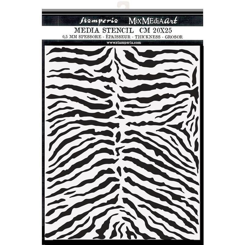Stamperia - Stencils - Savana - Zebra Pattern