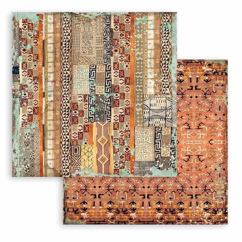 Stamperia - 12&quot;x12&quot; Double-sided Paper Sheet - Savana - Texture