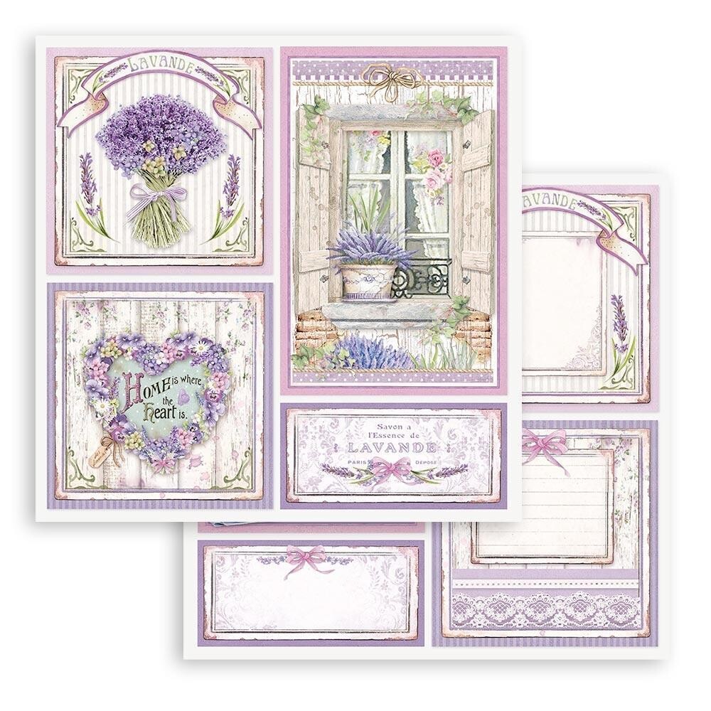 Stamperia - 12"x12" Double-sided Paper Sheet - Provence - Cards