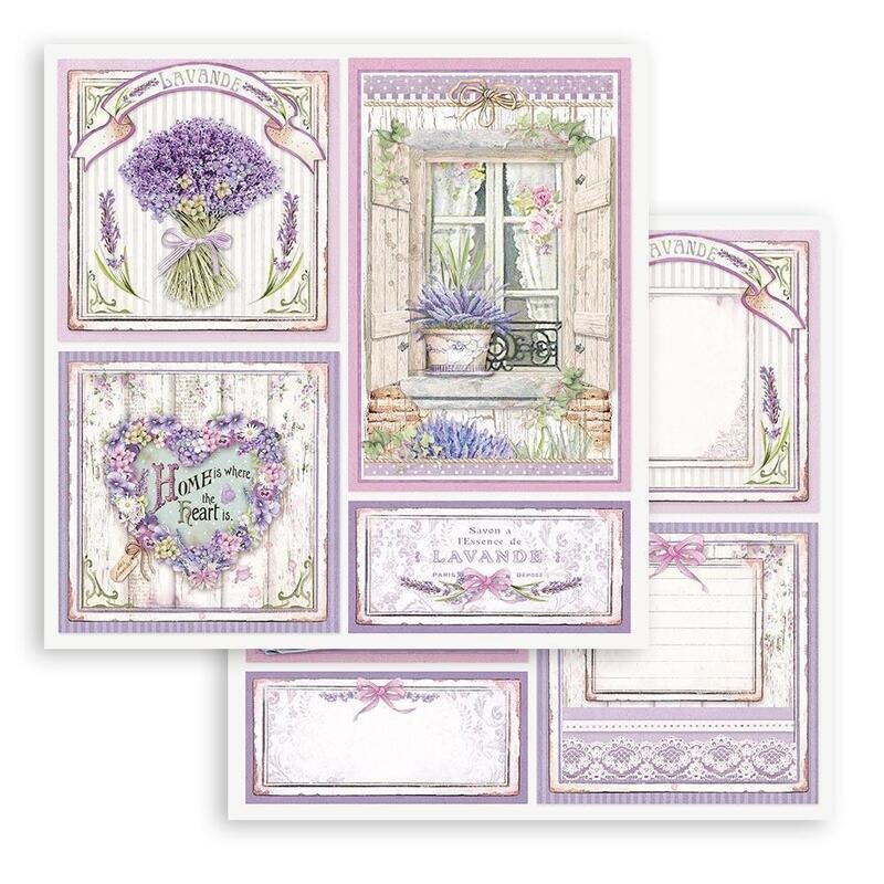 Stamperia - 12&quot;x12&quot; Double-sided Paper Sheet - Provence - Cards